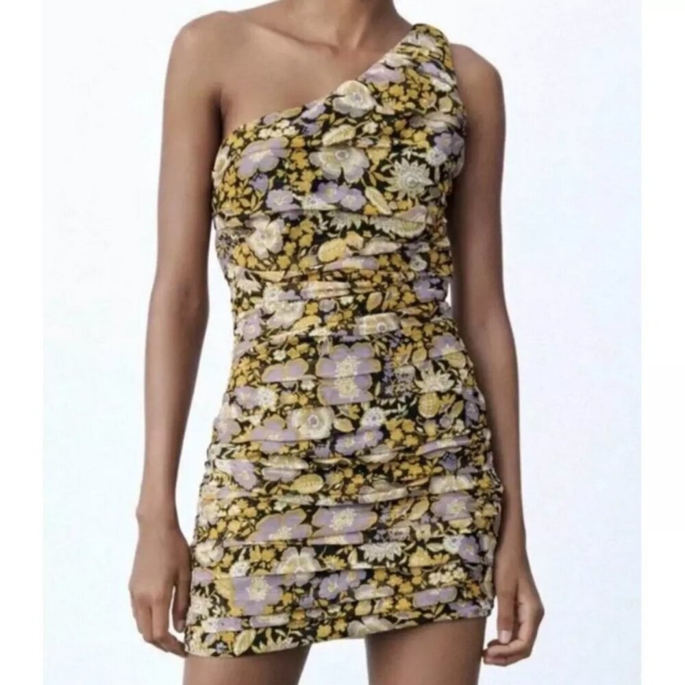 Zara Cocktail Dress - XS - One Shoulder